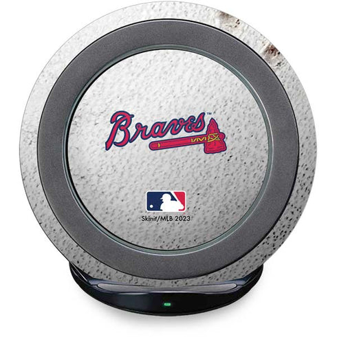 MLB Atlanta Braves Game Ball Fast Charge Wireless Charging Stand Skin